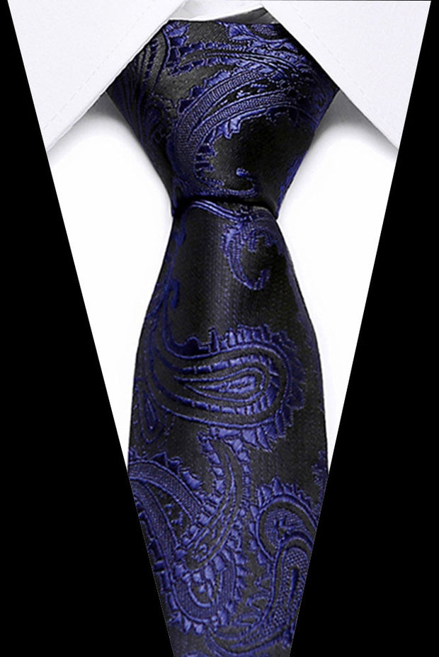 Luxury Necktie 7.5 CM 100% Silk Tie Classic