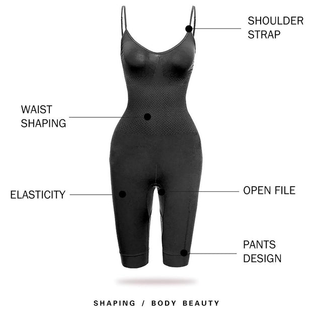 Women Shape Wear Tummy Control Shorts High-Waist Shaper Bodysuit SP