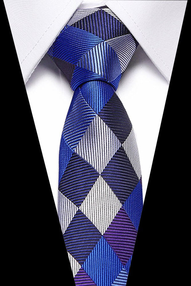 Luxury Necktie 7.5 CM 100% Silk Tie Classic