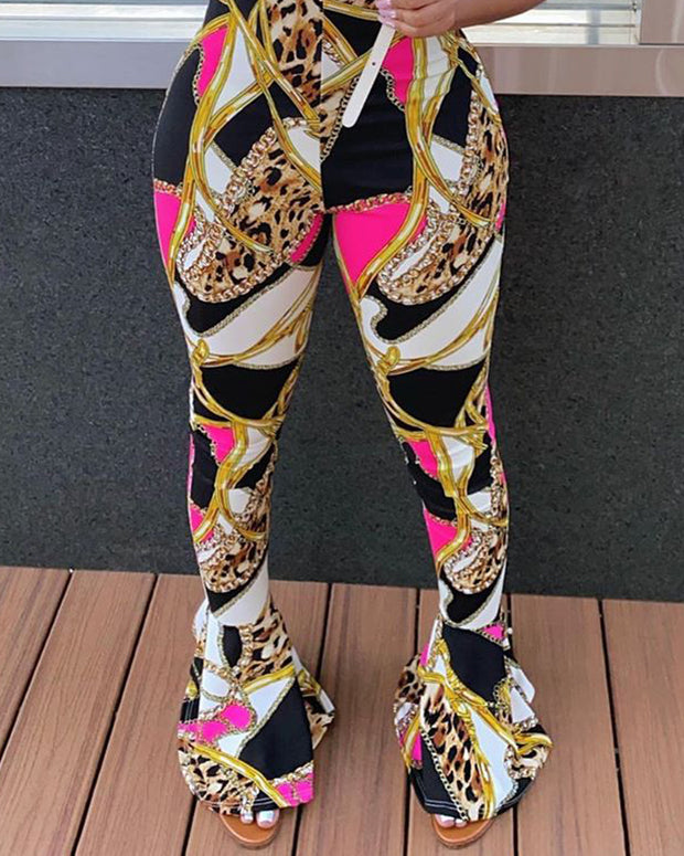Fashion Fitting Explosion Flared Trousers Women