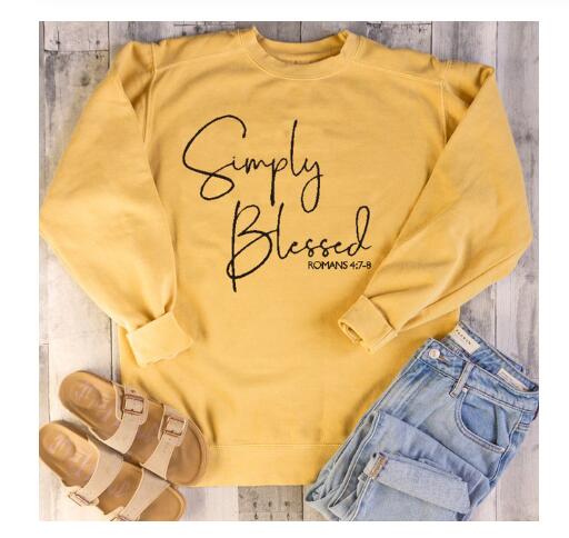 Simply Blessed Christian Sweatshirt