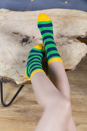 Women's Carrot Leaf Stripe Socks