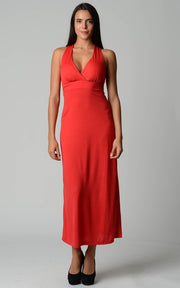 Maxi Dress with Cross Back Straps