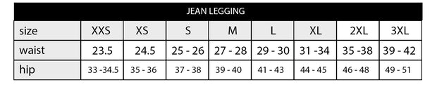 Jean Mardi Gras Leggings