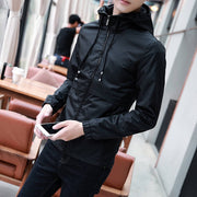 Men's Hooded Fitted Jacket
