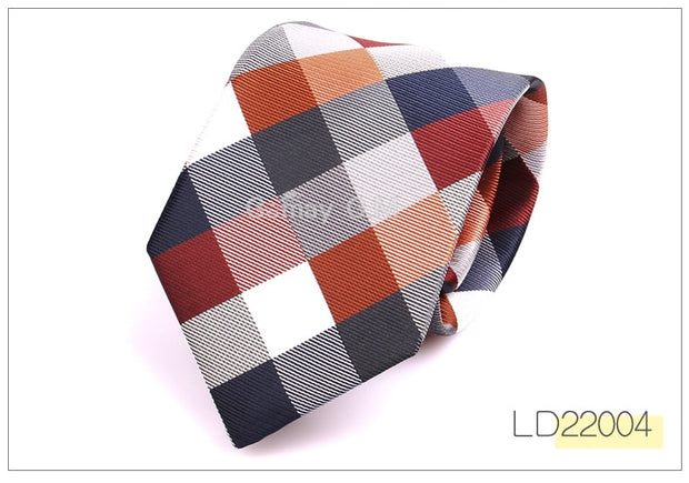 New Jacquard Woven Neck Tie for Men  Polyester / Plaid Tie