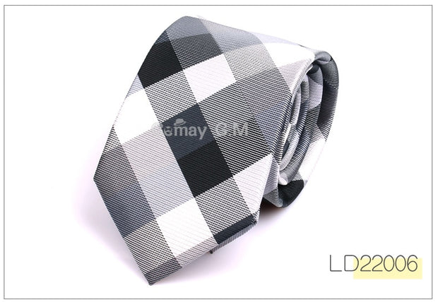 New Jacquard Woven Neck Tie for Men  Polyester / Plaid Tie