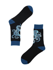 Cute Casual Designer Seafood Socks - Octopus - for Men and Women