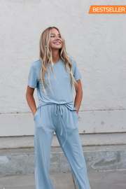 DT Emma two-piece set in Baby Blue
